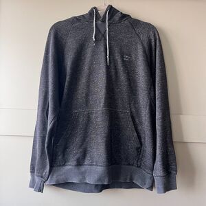 Billabong Pullover Hoodie Mens Sz Medium Kangaroo Pocket Dark Gray Beach Surf